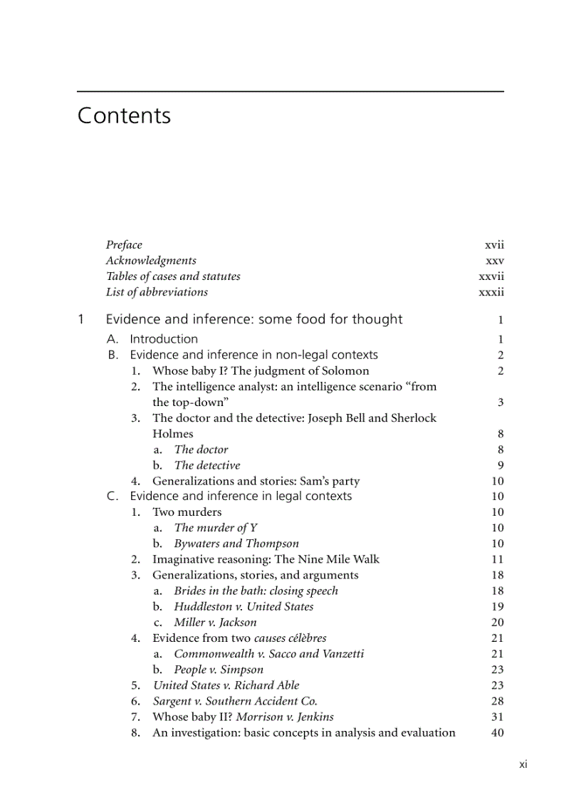 image for page Analysis of Evidence 2nd Edition