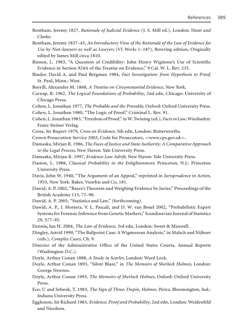 image for page Analysis of Evidence 2nd Edition