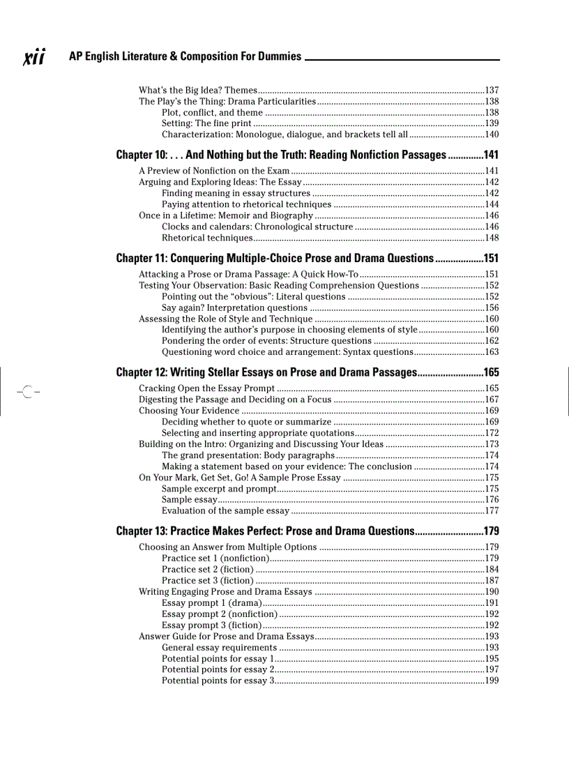 image for page AP English Literature and Composition For Dummies