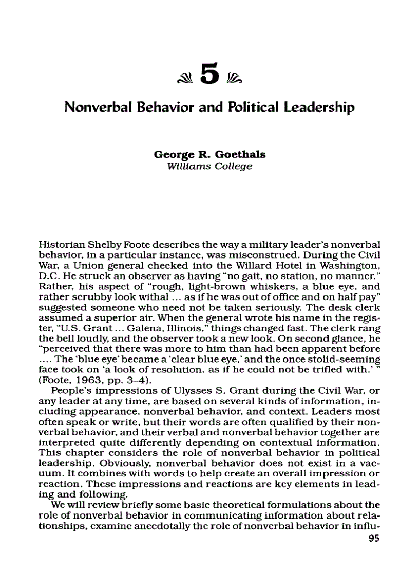 image for page Applications of Nonverbal Communication