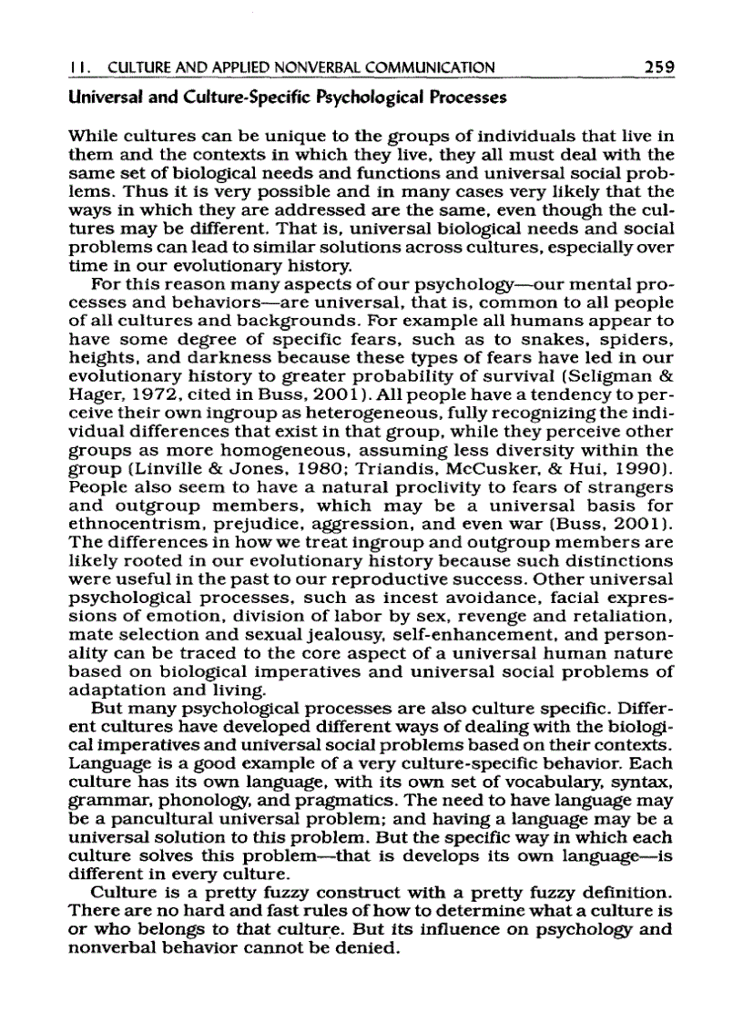 image for page Applications of Nonverbal Communication