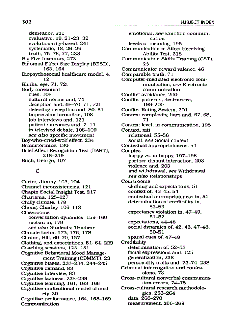 image for page Applications of Nonverbal Communication