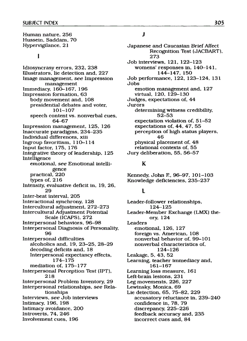 image for page Applications of Nonverbal Communication