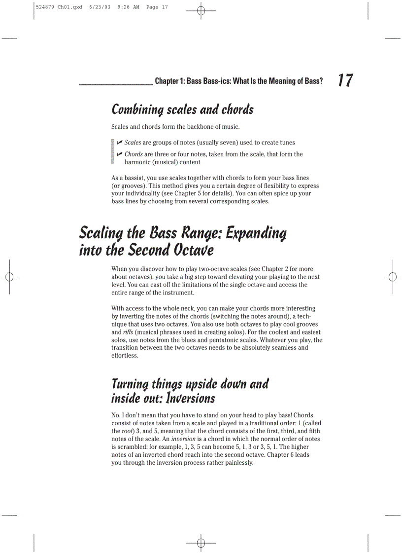 image for page Bass Guitar for Dummies