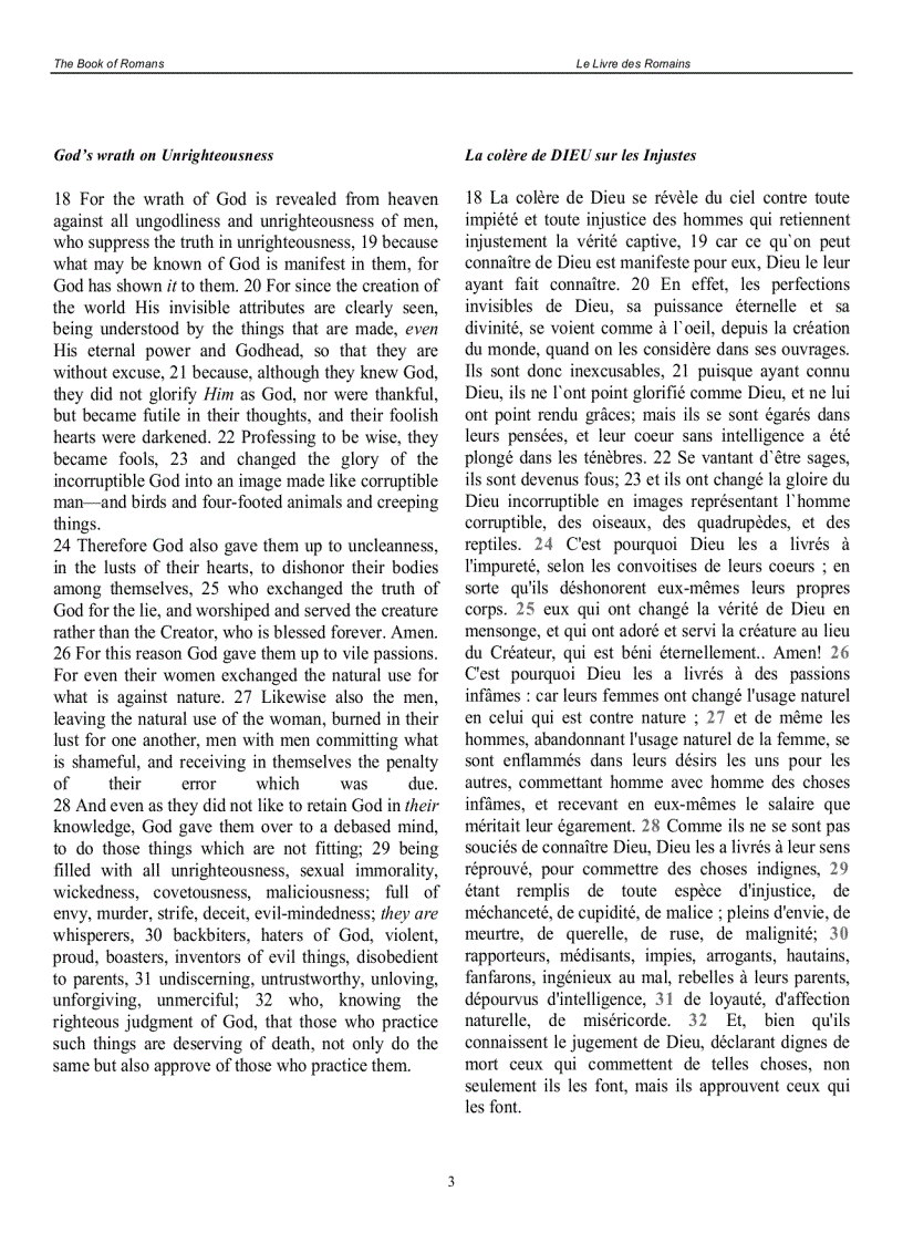 image for page Bilingual English French Book of Romans