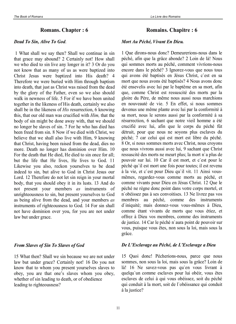 image for page Bilingual English French Book of Romans