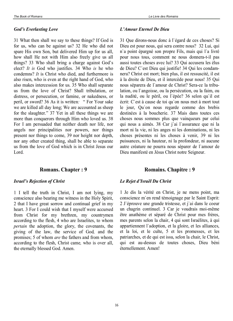 image for page Bilingual English French Book of Romans