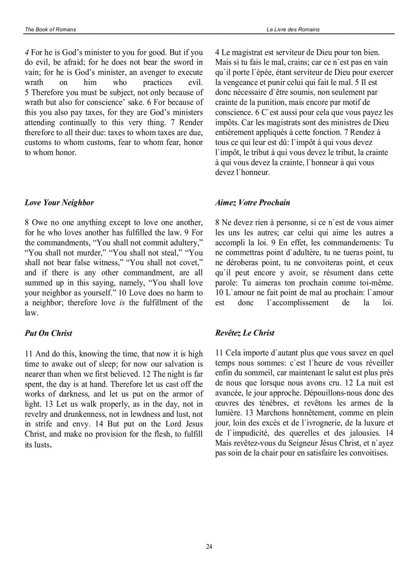 image for page Bilingual English French Book of Romans