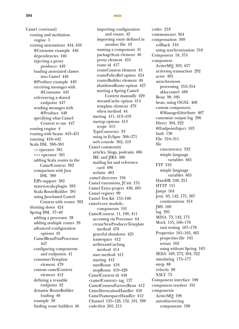 image for page Camel in Action by Claus Ibsen Jonathan Anstey