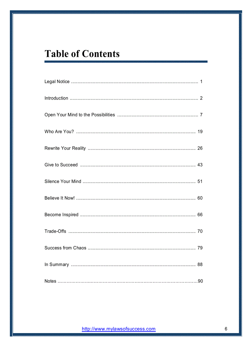 image for page Change Your Mind Change Your Life