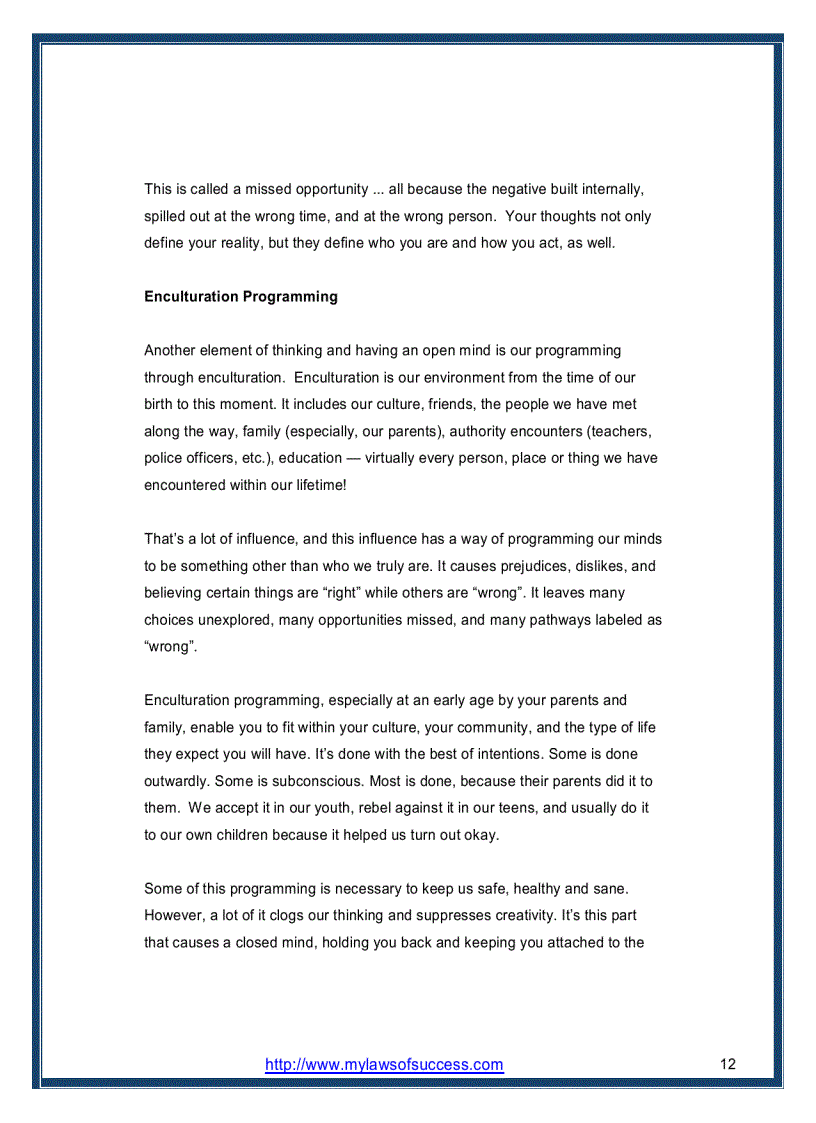 image for page Change Your Mind Change Your Life