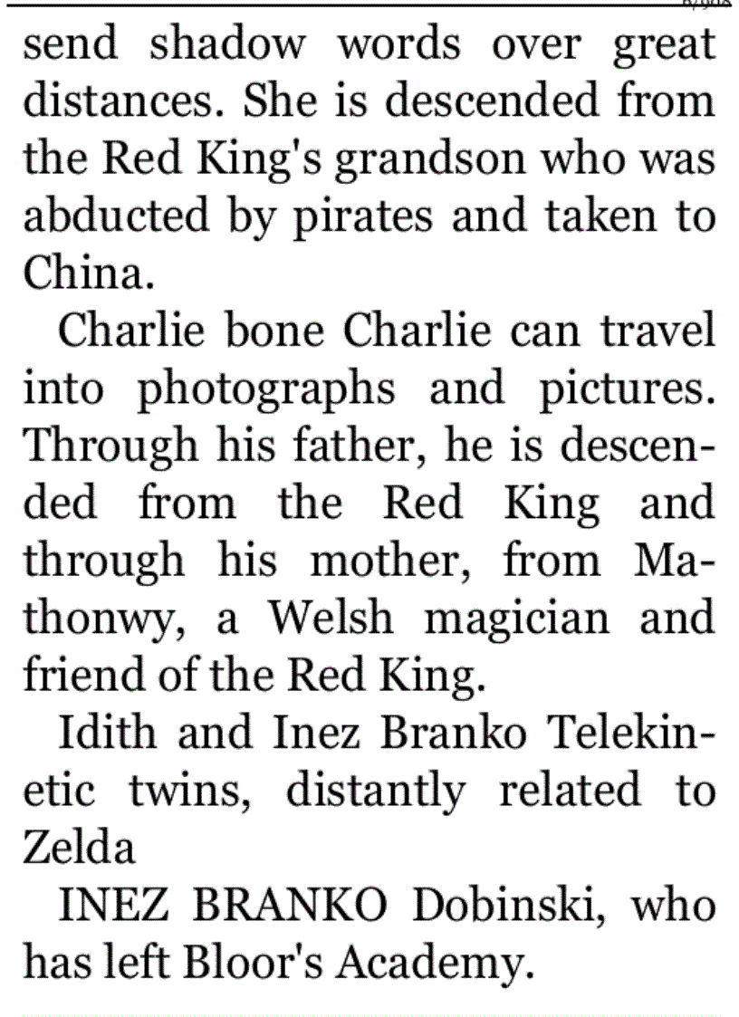 image for page Charlie Bone and the Red Knight