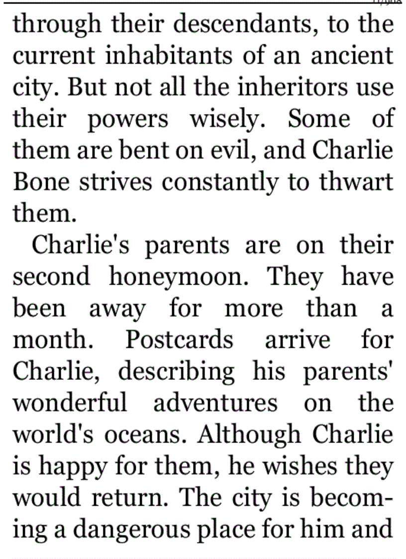 image for page Charlie Bone and the Red Knight