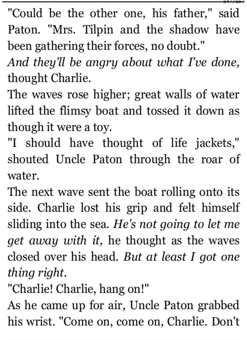 image for page Charlie Bone and the Shadow of Badlock