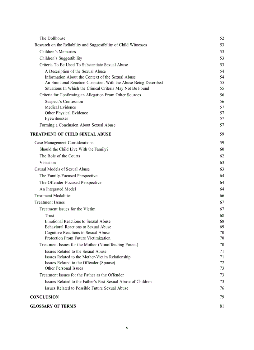 image for page Child Sexual Abuse Intervention and Treatment Issues