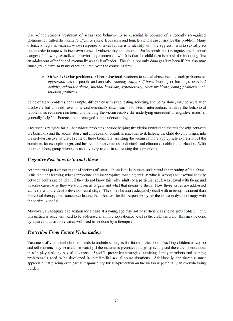 image for page Child Sexual Abuse Intervention and Treatment Issues