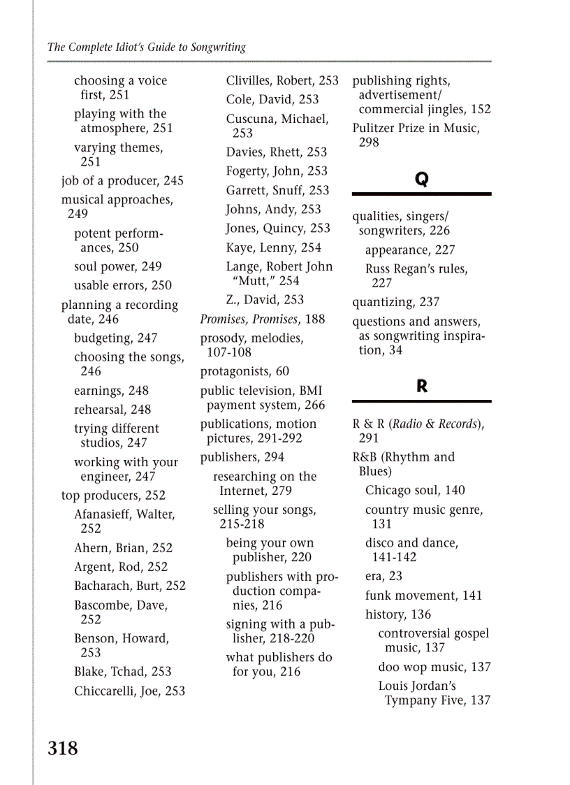 image for page Complete Idiot s Guide to Songwriting