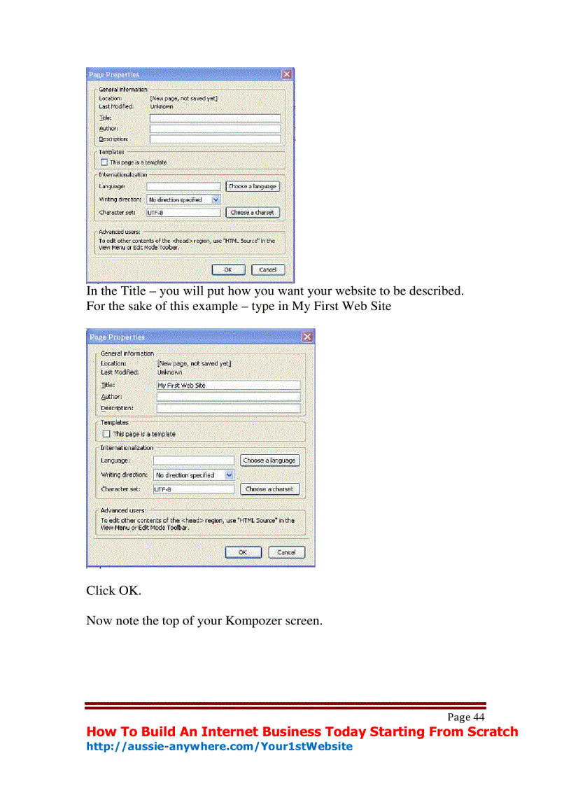 image for page Create Your First Website By 3 45 This Afternoon
