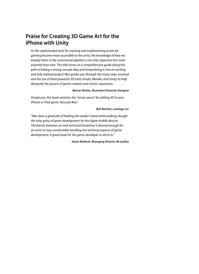 image for page Creating 3D Game Art for the iPhone with Unity