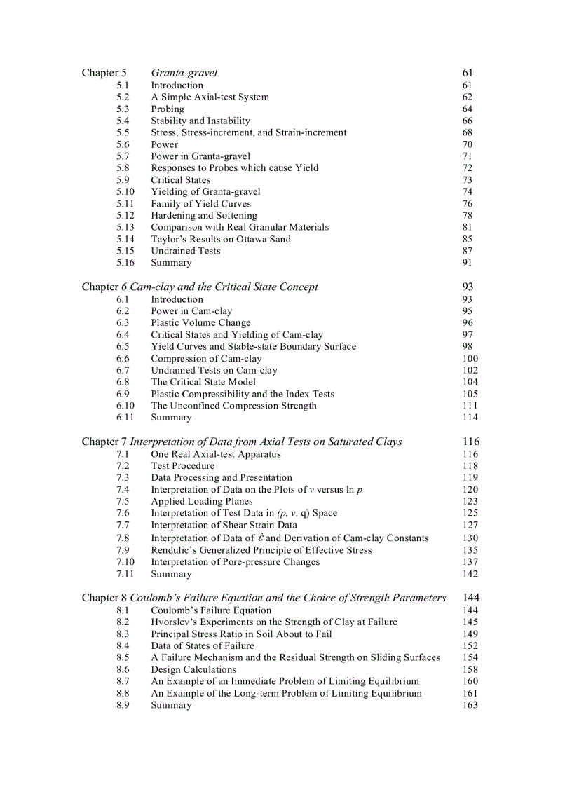 Critical State Soil Mechanics