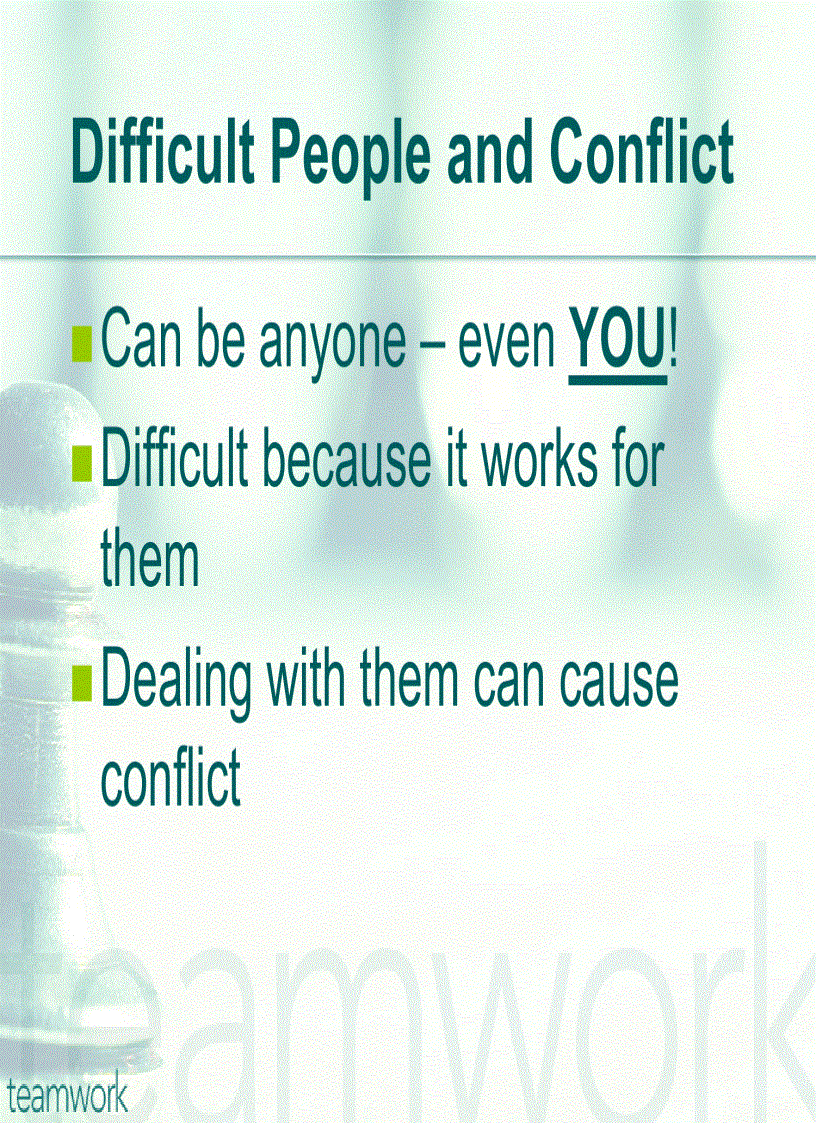 Dealing with Difficult People in the Workplace