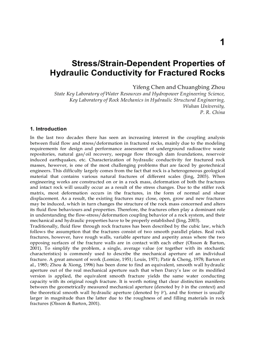image for page Developments in Hydraulic Conductivity Research