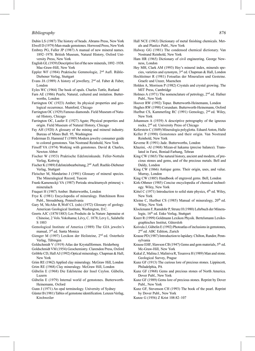 image for page Dictionary of Gems and Gemology 2nd Edition