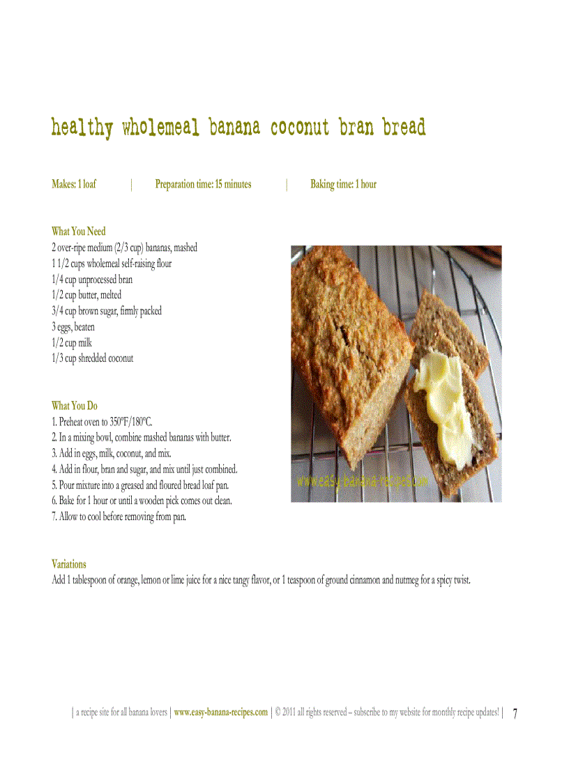image for page Easy Banana Recipes for All Banana Lovers