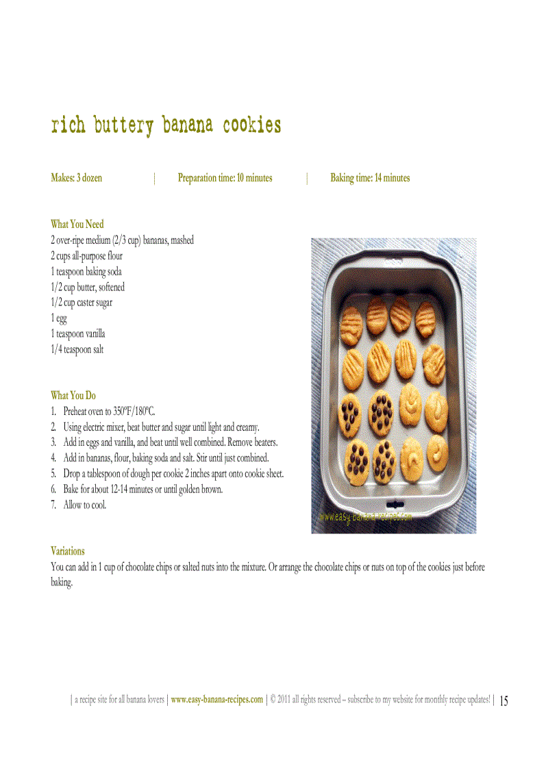 image for page Easy Banana Recipes for All Banana Lovers