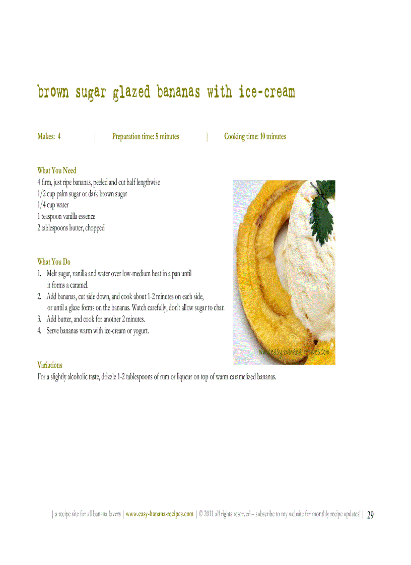 image for page Easy Banana Recipes for All Banana Lovers