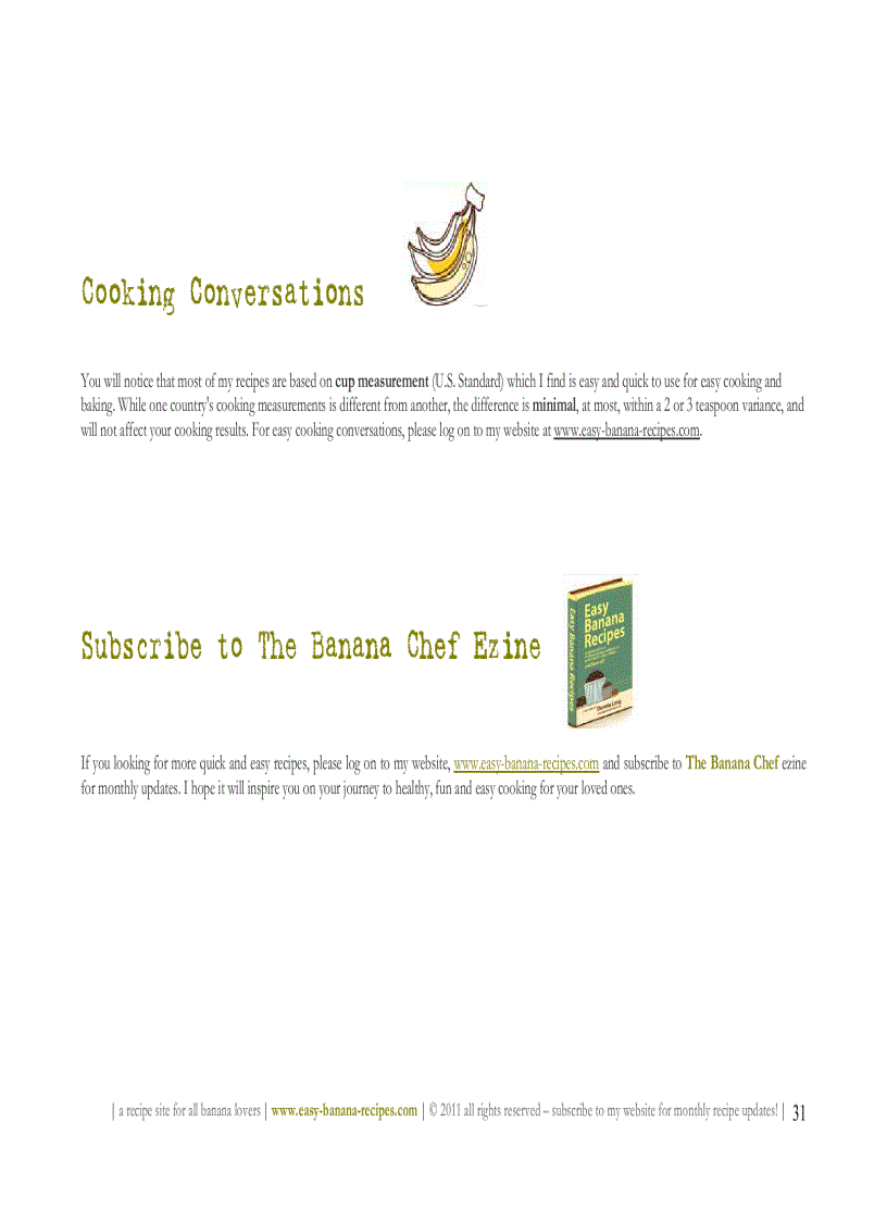 image for page Easy Banana Recipes for All Banana Lovers