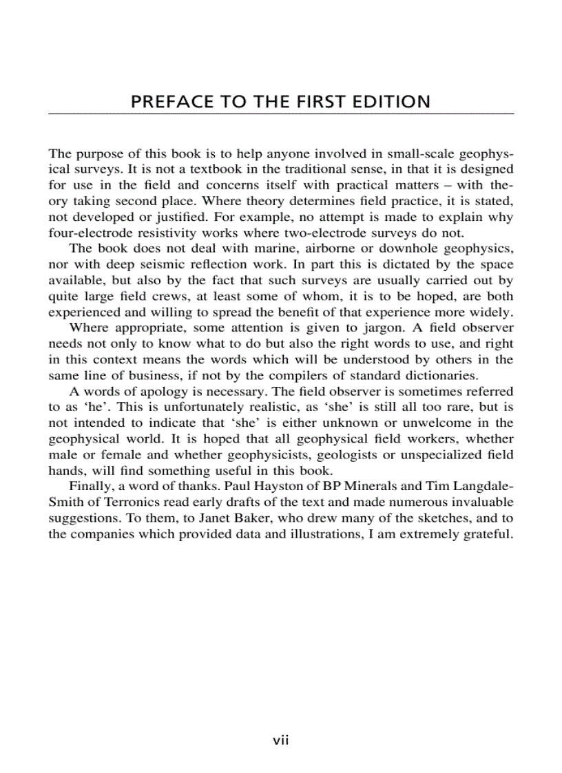 image for page Field Geophysics Geological Field Guide 3rd Edition