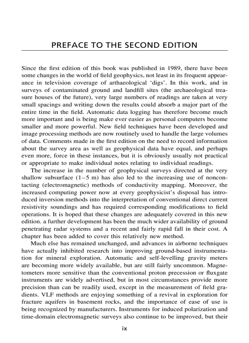 image for page Field Geophysics Geological Field Guide 3rd Edition