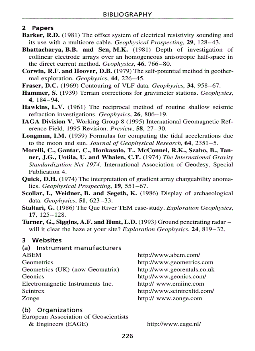 image for page Field Geophysics Geological Field Guide 3rd Edition