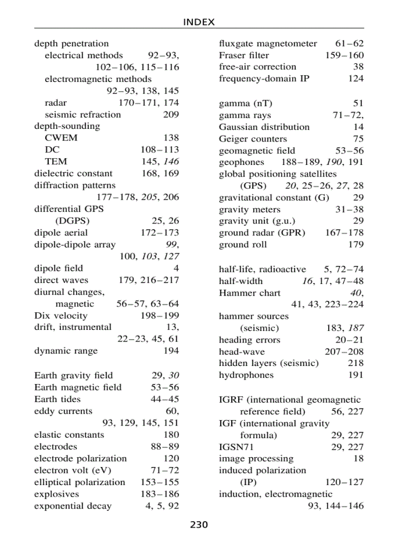 image for page Field Geophysics Geological Field Guide 3rd Edition