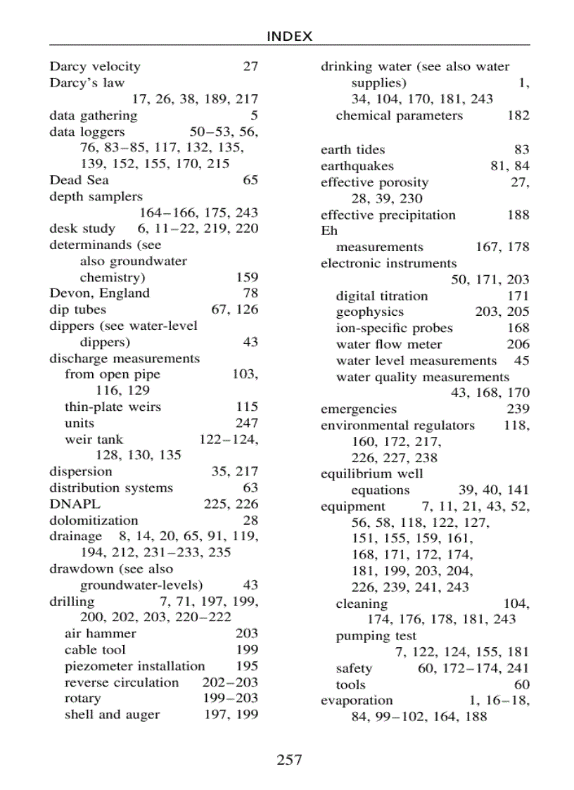 image for page Field Hydrogeology Geological Field Guide 3rd Ed