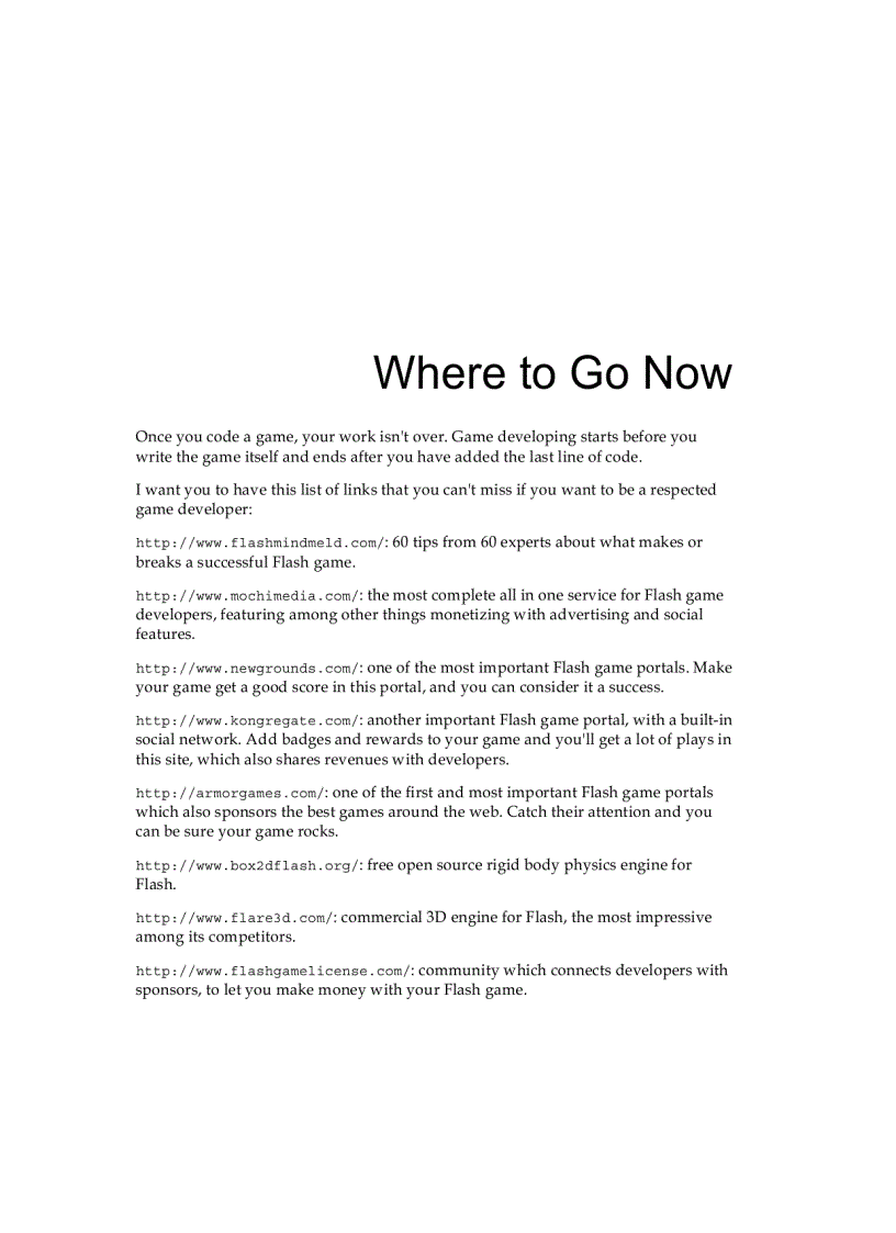 image for page Flash Game Development by Example