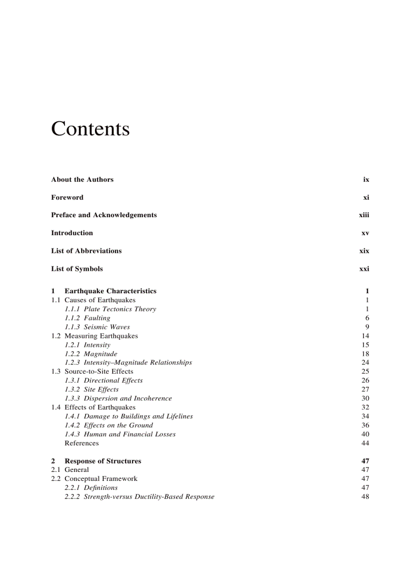 image for page Fundamentals of Earthquake Engineering