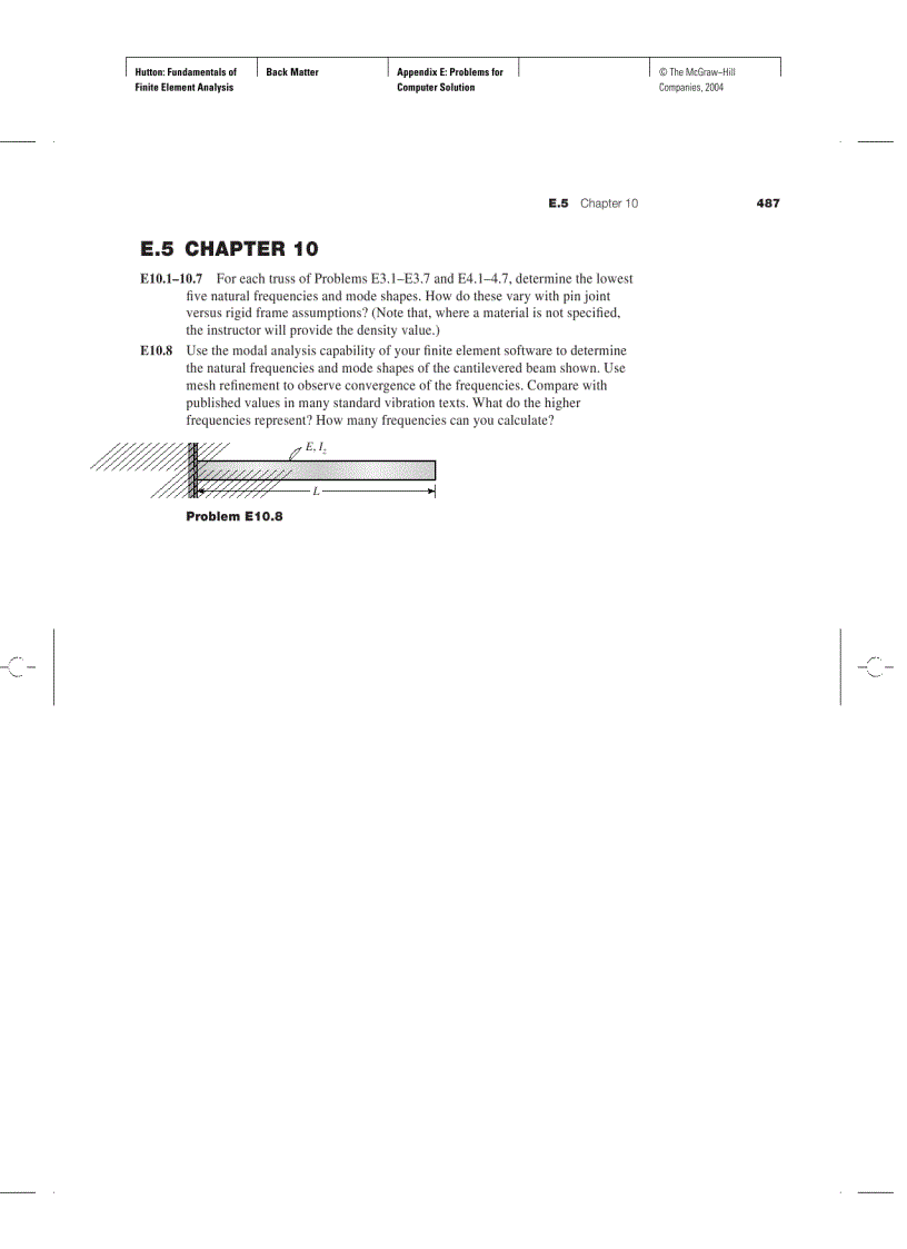 image for page Fundamentals of Finite Element Analysis