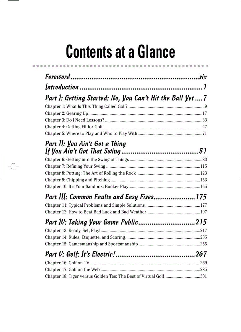 image for page Golf For Dummies