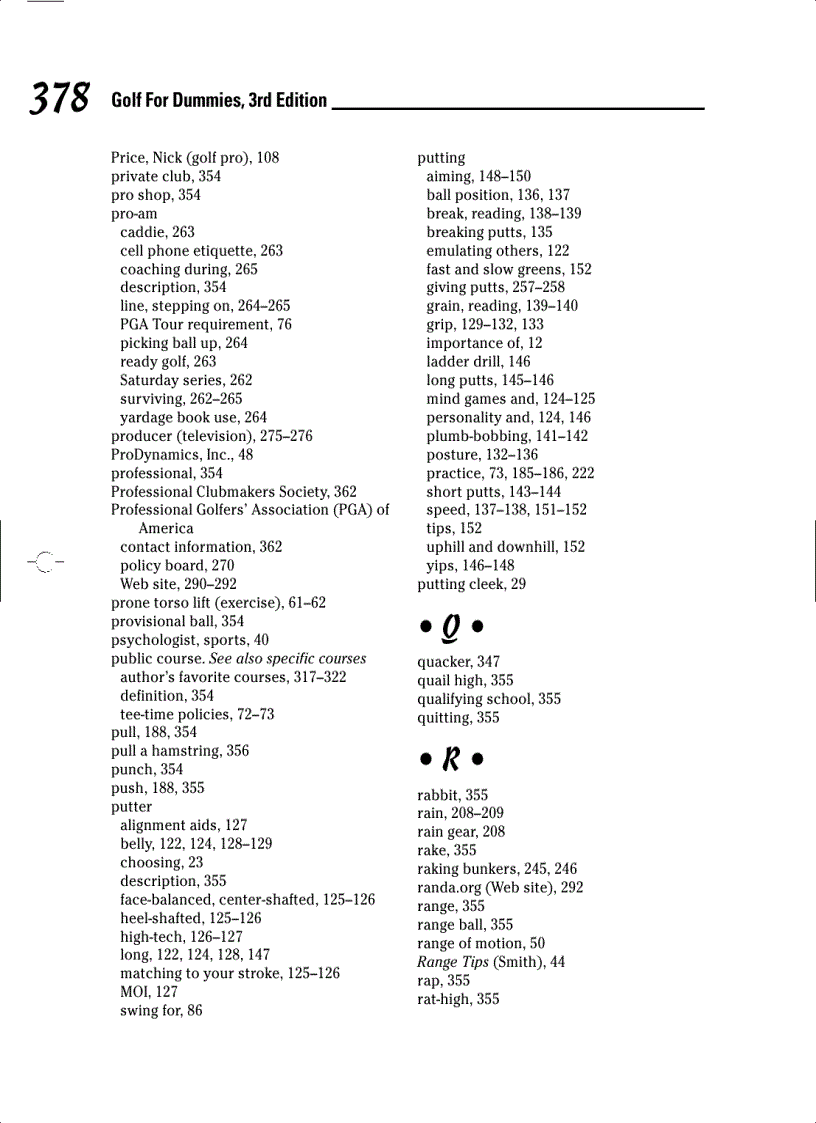 image for page Golf For Dummies