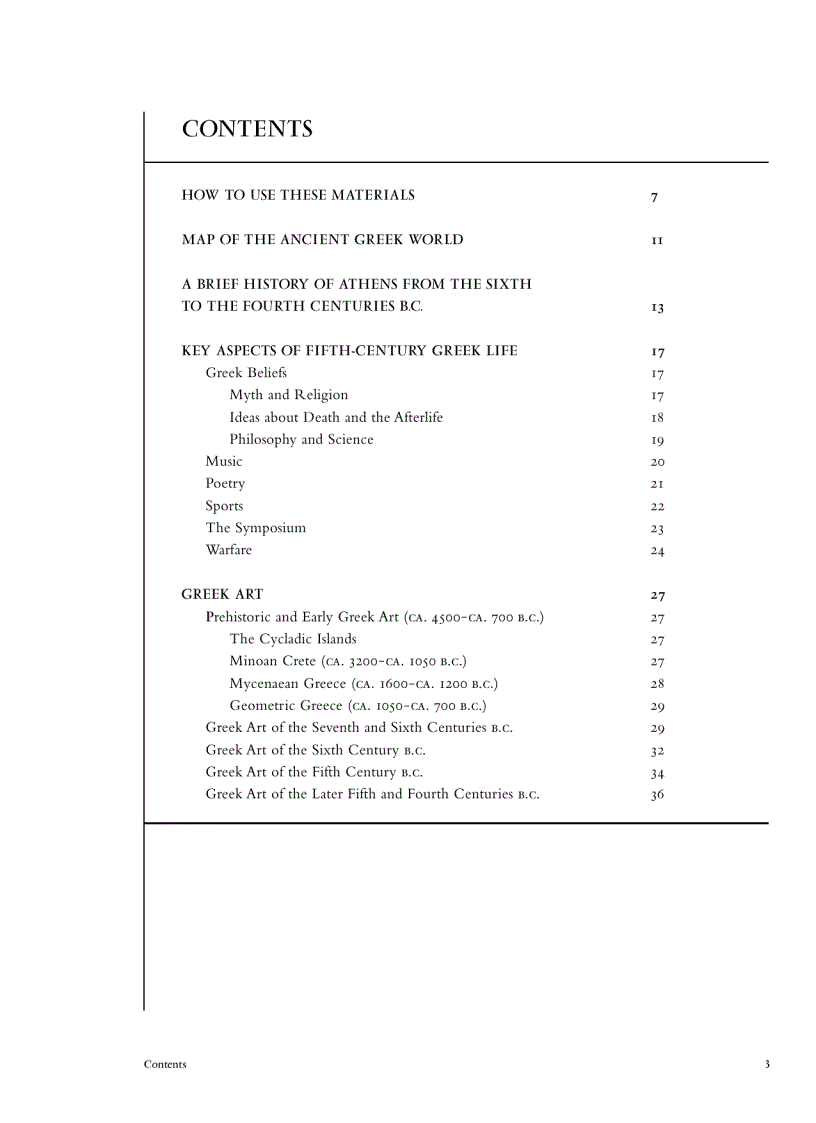 image for page Greek Art From Prehistoric to Classical