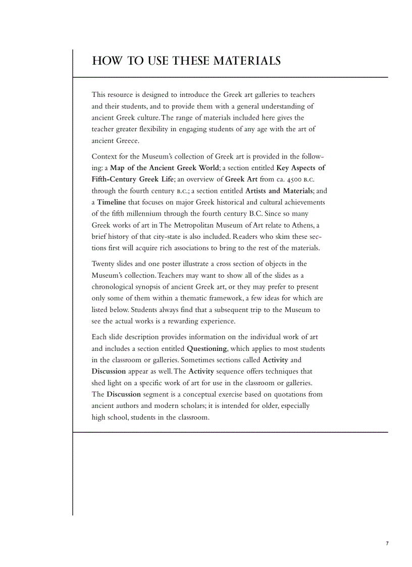 image for page Greek Art From Prehistoric to Classical