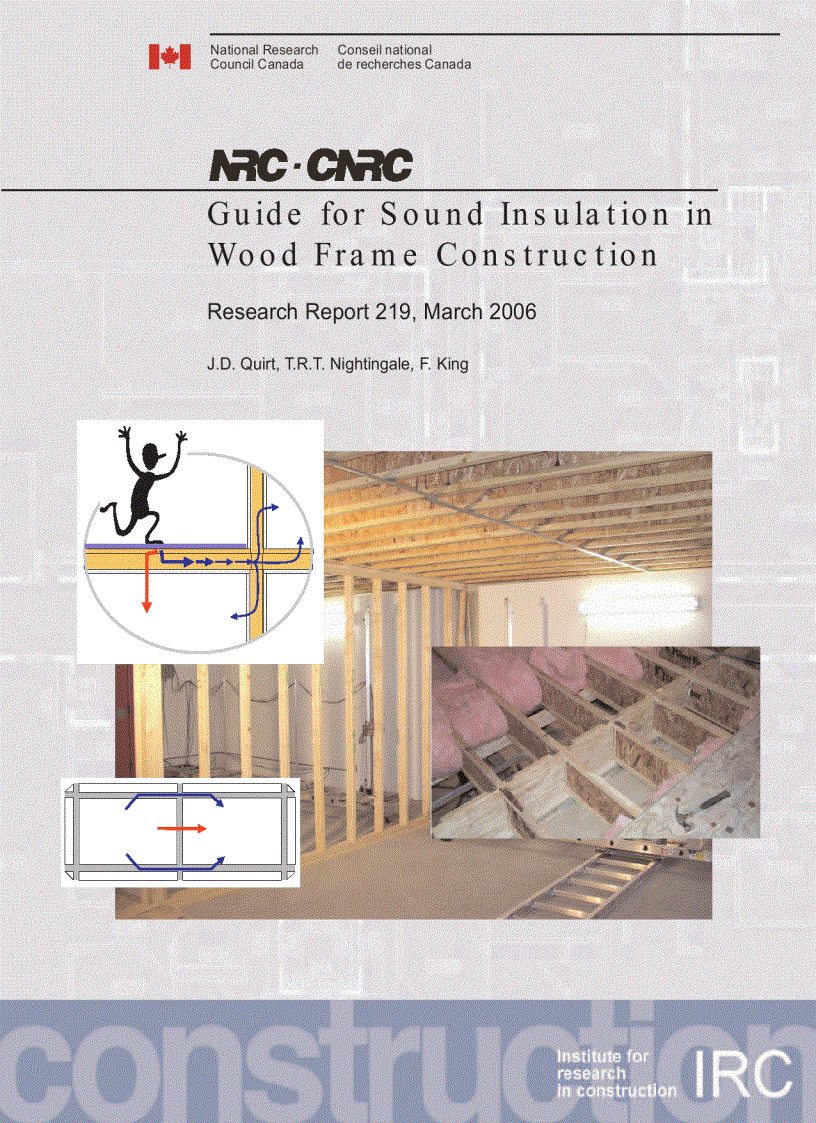 image for page Guide for Sound Insulation in Wood Frame Construction