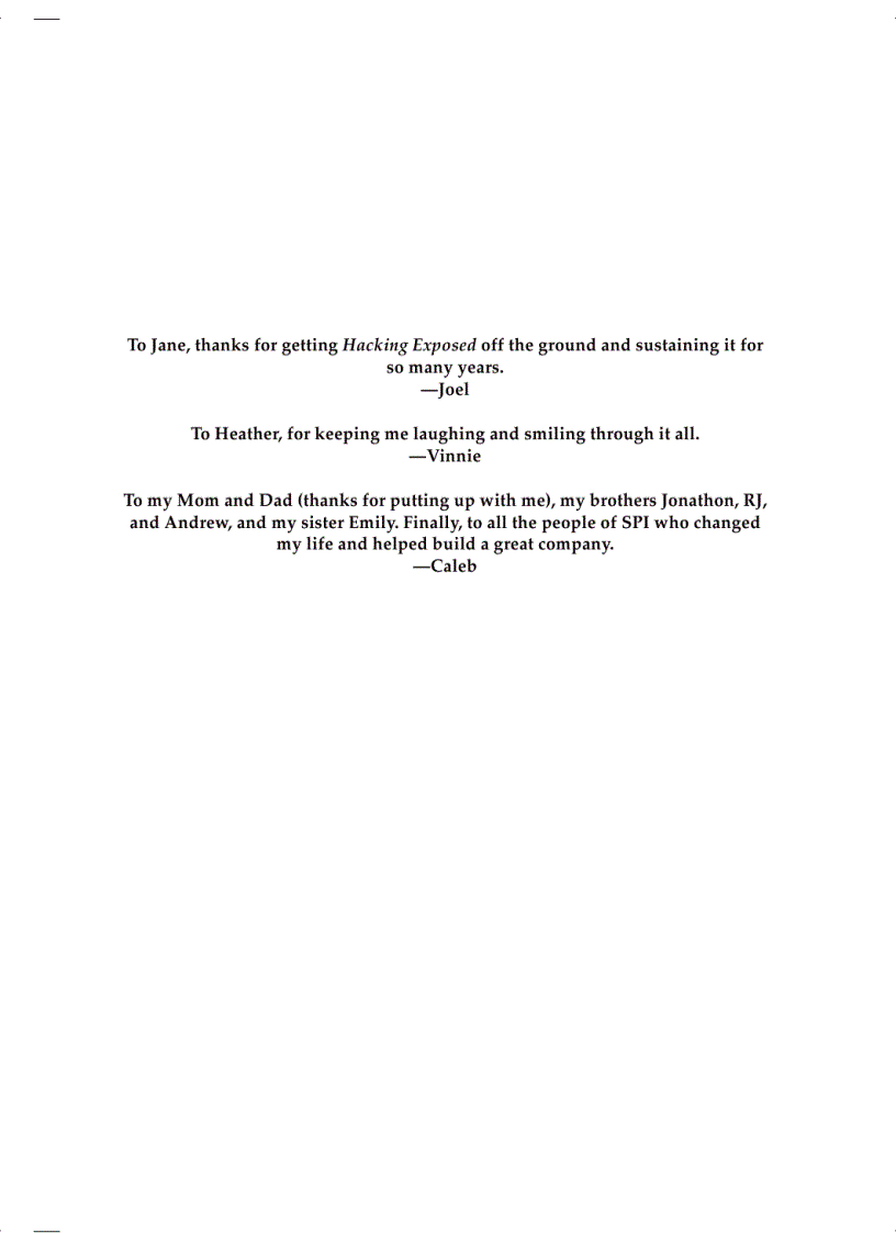 image for page Hacking Exposed Web Applications 3 Third Edition