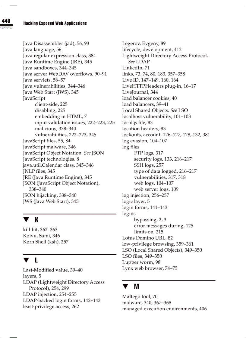 image for page Hacking Exposed Web Applications 3 Third Edition