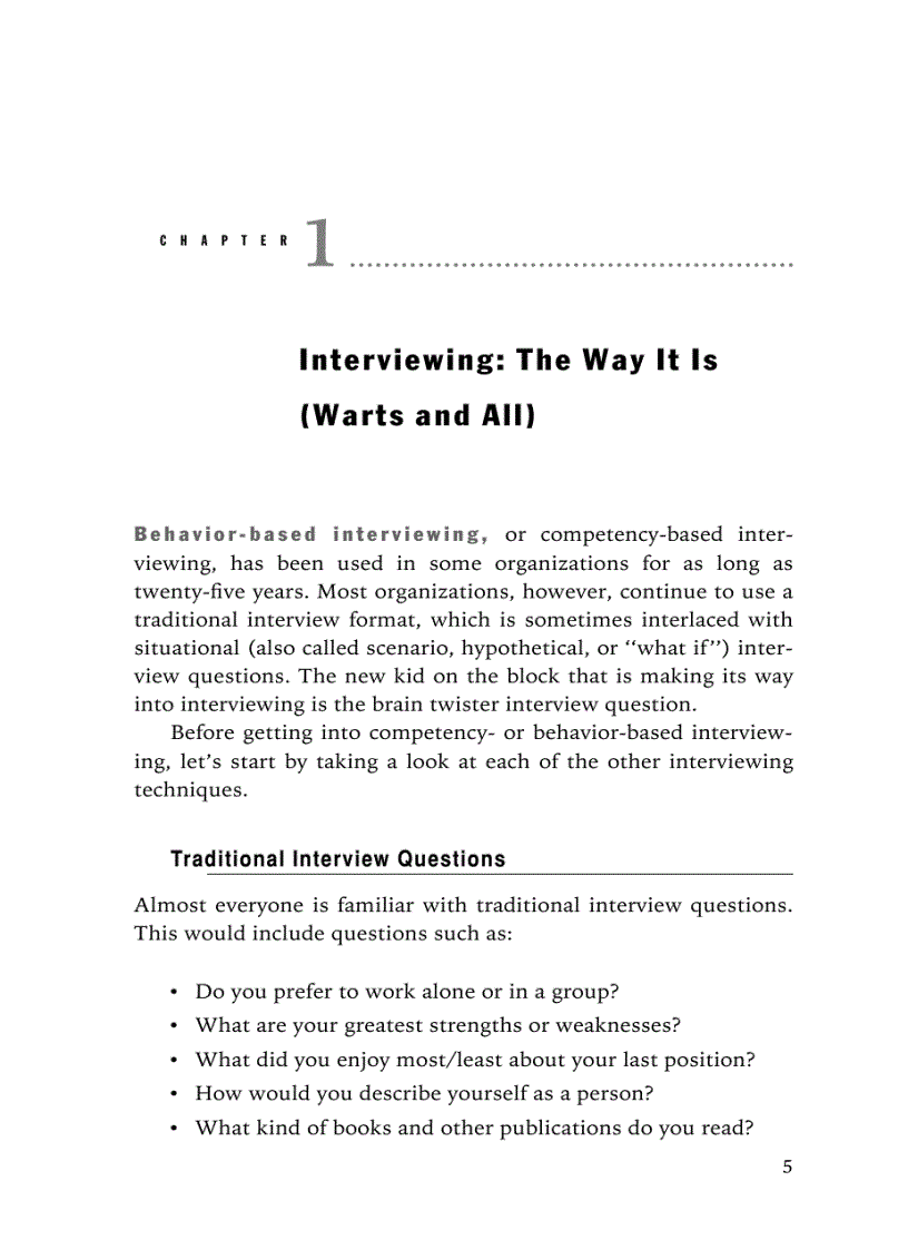 image for page High Impact Interview Questions