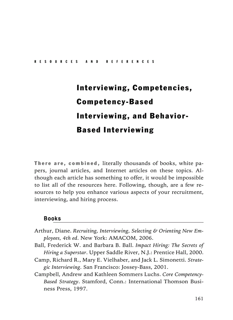 image for page High Impact Interview Questions