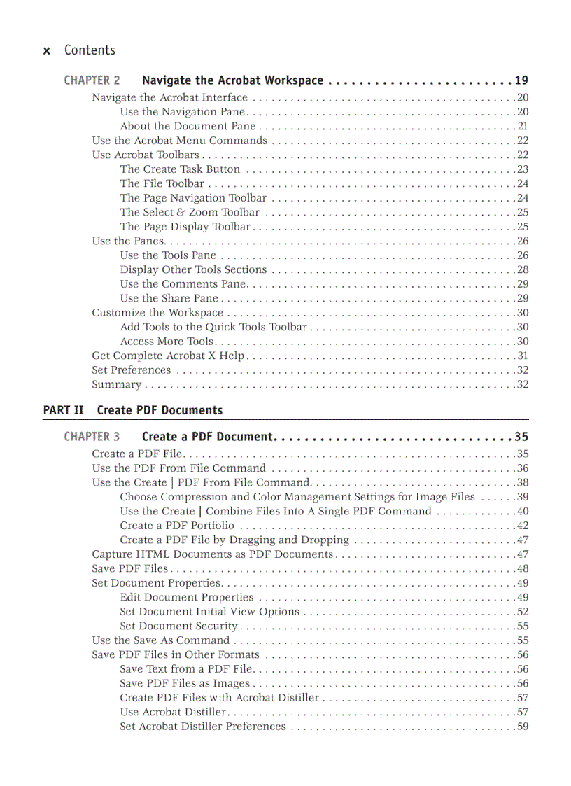 image for page How to Do Everything Adobe Acrobat X