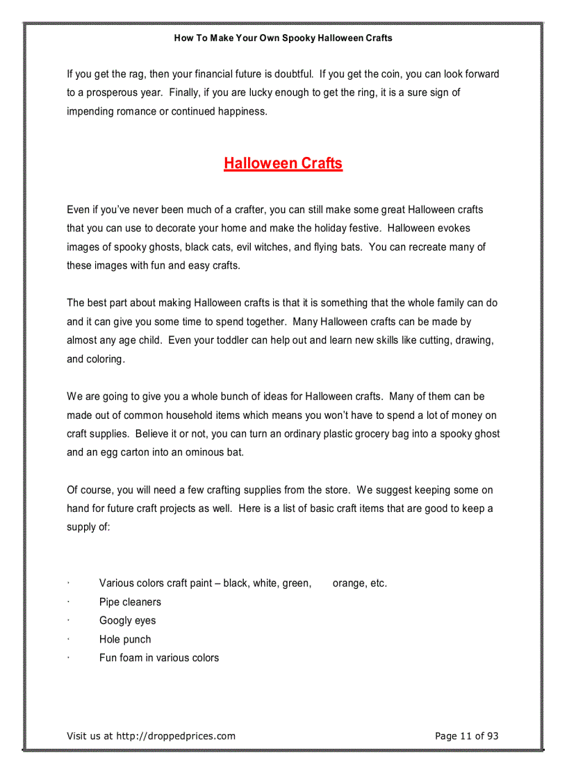 image for page How To Make Halloween Crafts